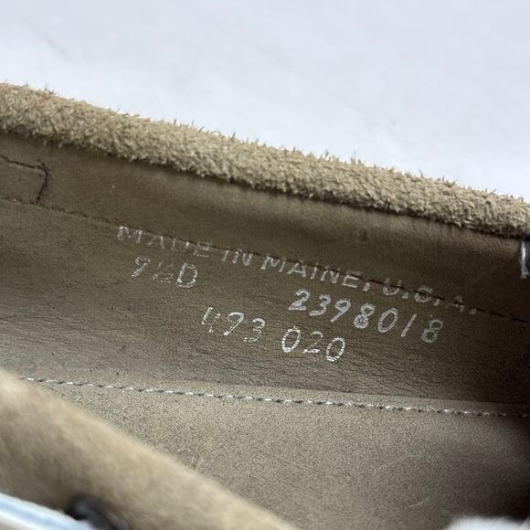 EXCELLENT Rancourt & Co. x Jack Spade Gray Suede Boat Shoe Maine USA 7.5 D main image 10